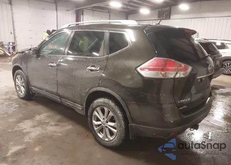 2016 Nissan Rogue Sv из США, поврежденный, VIN KNMAT2MV5GP662980